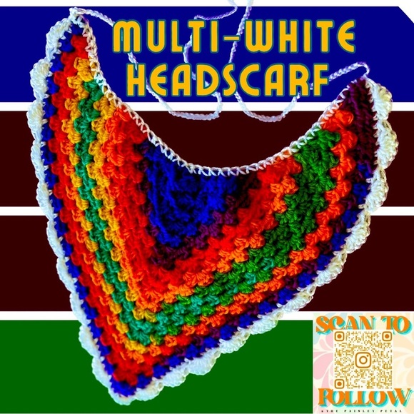 CROCHETED HEAD SCARVES - Picture 2 of 14